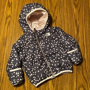 The North Face Baby Girl Reversible Winter Jacket